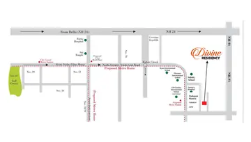Location of BRD Divine Residency - Image 188723