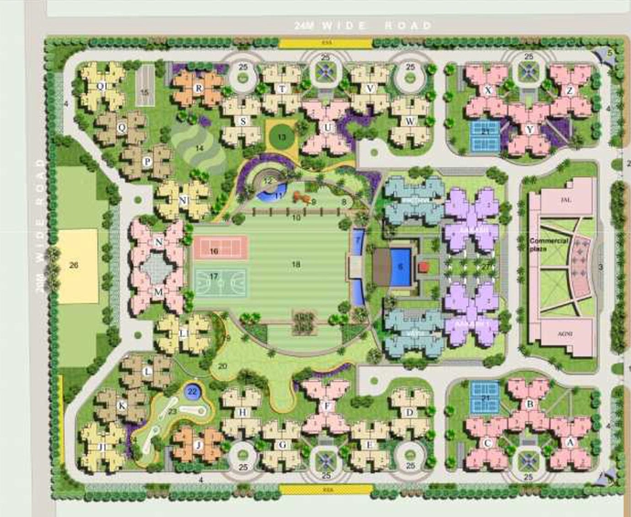 Master Plan of Earth Towne in Sector 1, Greater Noida - Image 188747