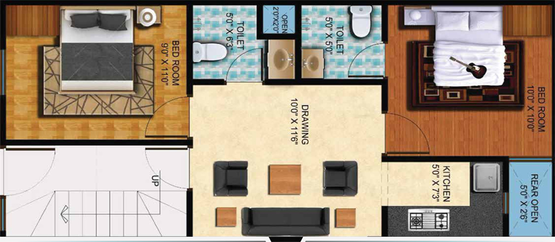 2 BHK House/Villa in AKJ Gokul Dham in Vaidpura, Greater Noida - Image 822513