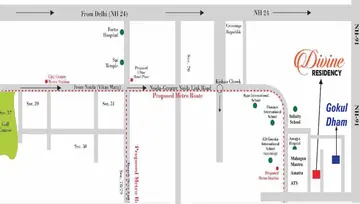 Location of AKJ Gokul Dham - Image 188786