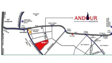 Location of Signature Global Andour Heights - Image 188824