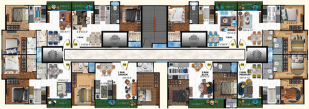 Floor Plan of Raghav Parijat in Kurla East, Mumbai - Image 117064