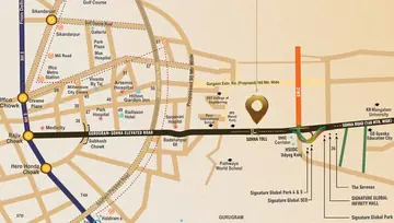 Location of Signature Global Daxin Vistas - Image 188894