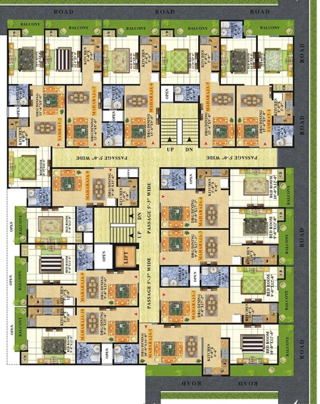 Master Plan of Lotus Homes in Ecotech 3, Greater Noida - Image 188966