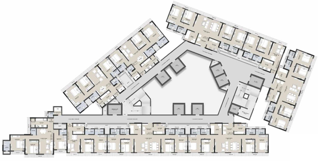 Floor Plan of Raunak Centrum in Chembur East, Mumbai - Image 116933