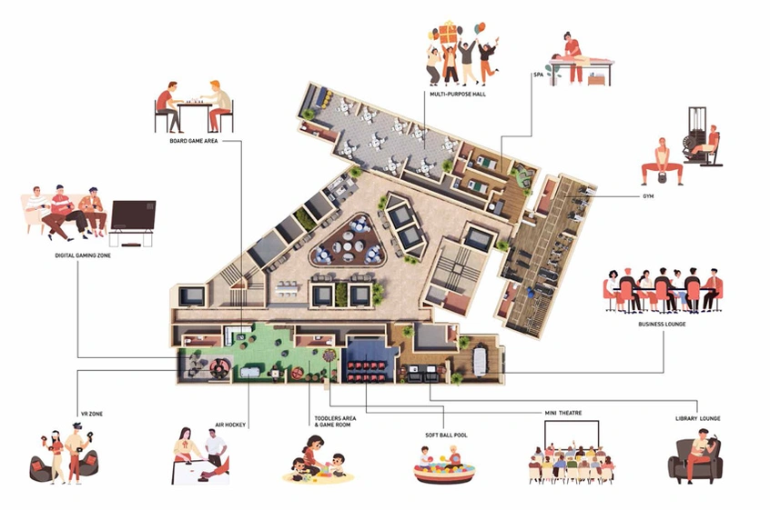 Master Plan of Raunak Centrum in Chembur East, Mumbai - Image 116934