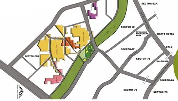 Location of Supertech The Valley - Image 188979