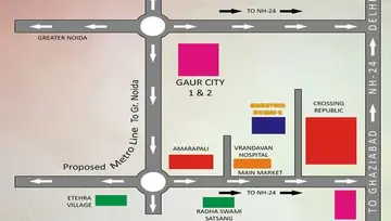 Location of Mahaveer Homes 2 - Image 189037