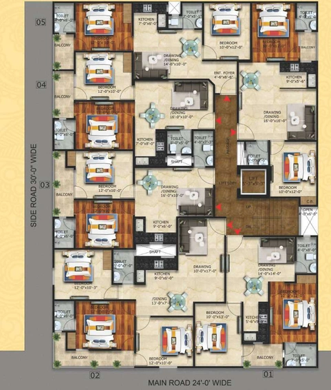 Master Plan of Avantika Oynx County in Sector 1, Greater Noida - Image 189050