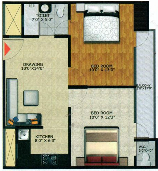 2 BHK House/Villa in Royal Shape Highway Homes in Lal Kuan, Ghaziabad - Image 822616