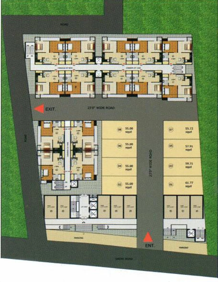 Master Plan of Royal Shape Highway Homes in Lal Kuan, Ghaziabad - Image 189065