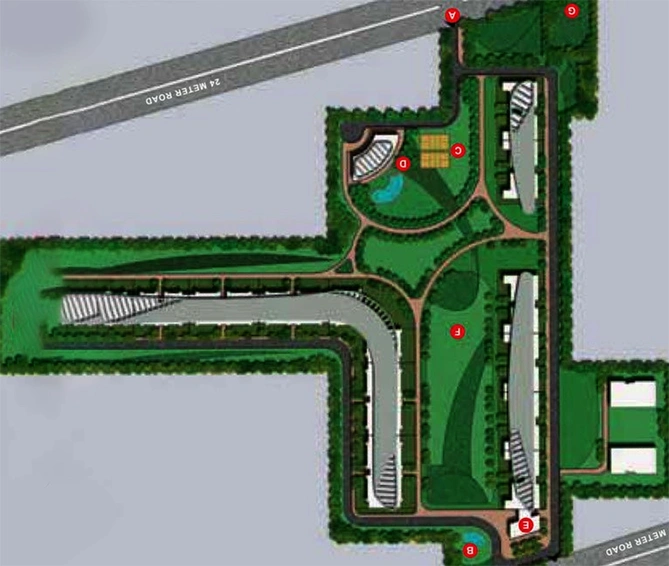 Master Plan of Tashee Spire Flexi Homes in Sector 68, Gurgaon - Image 189071