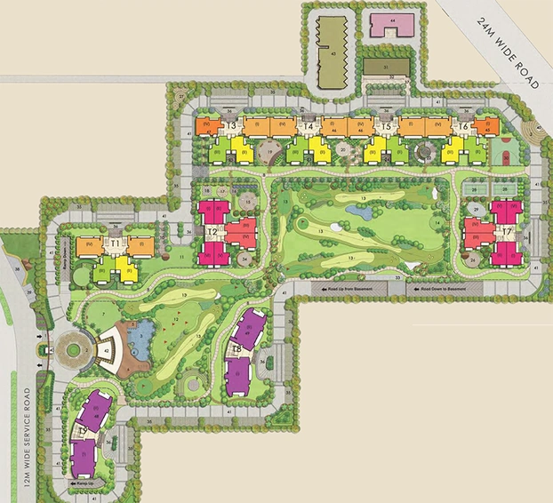 Master Plan of CHD 106 Golf Avenue in Sector 106, Gurgaon - Image 189183