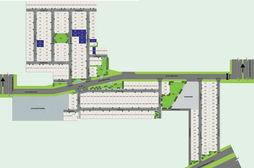 Master Plan of 4S Amara Floors in Sector 63A, Gurgaon - Image 189203