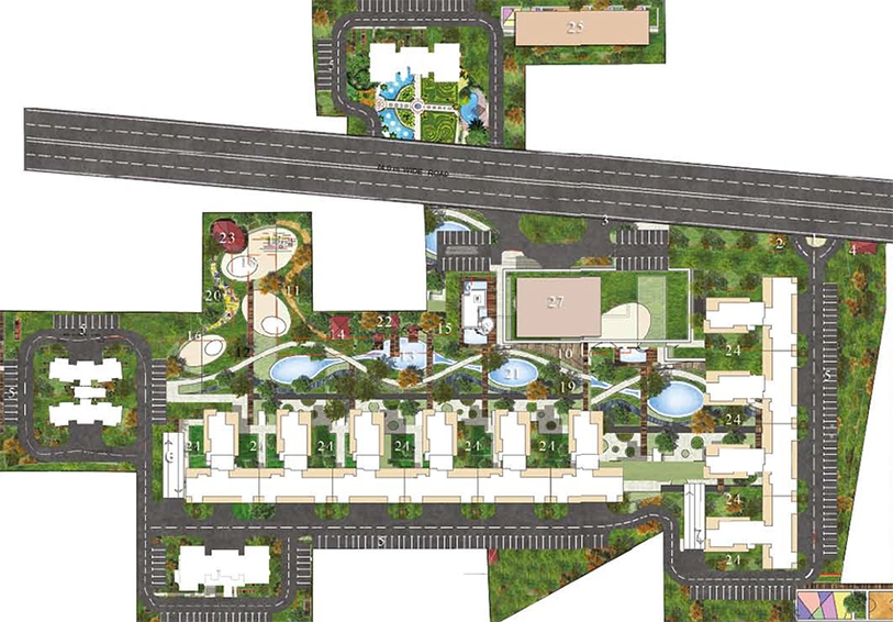 Master Plan of Anant Raj Madelia in Manesar, Gurgaon - Image 189333