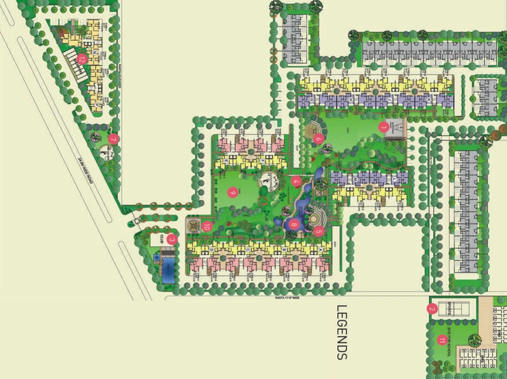 Master Plan of Ansal The Fernhill in Sector 91, Gurgaon - Image 189389