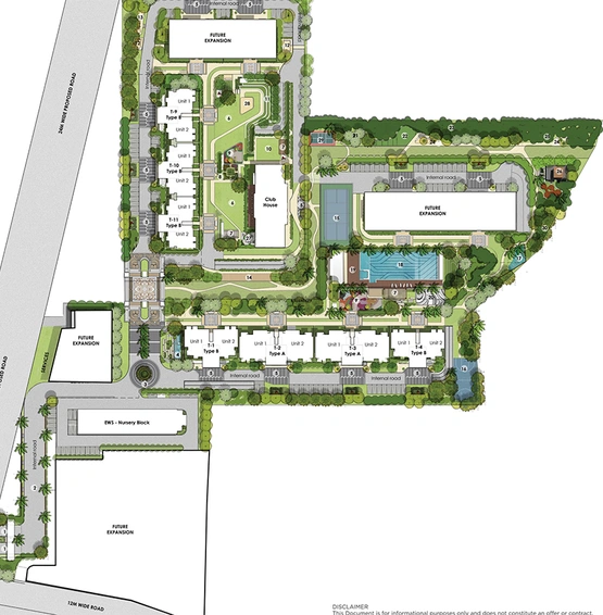 Master Plan of ATS Sanctuary 105 in Sector 105, Gurgaon - Image 189450