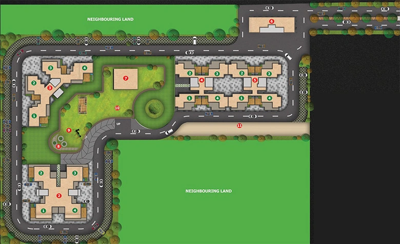 Master Plan of Aviana Chintamanis Jewel of the Gods in Sector 103, Gurgaon - Image 189462