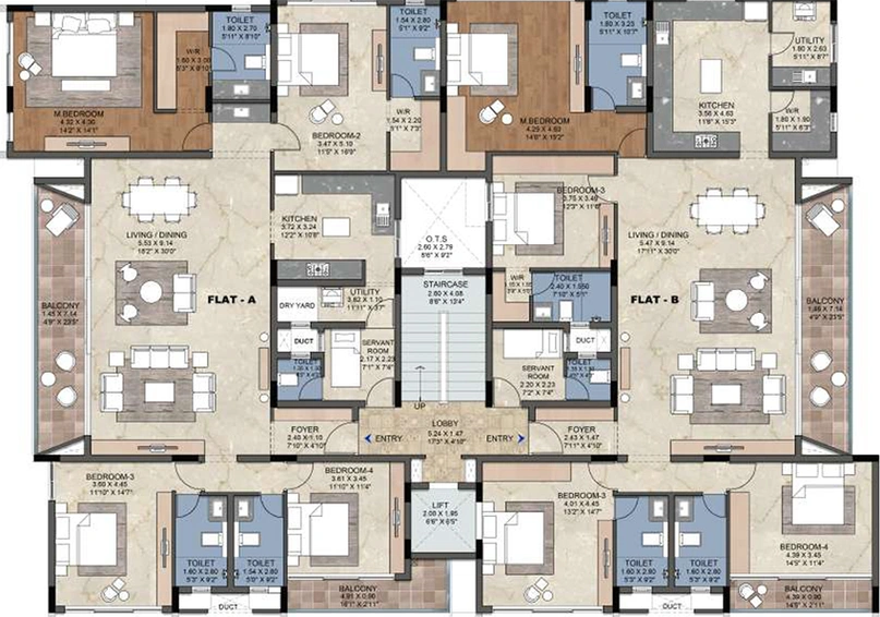 Floor Plan of Legendary Platina in Gopalapuram, Chennai - Image 189482