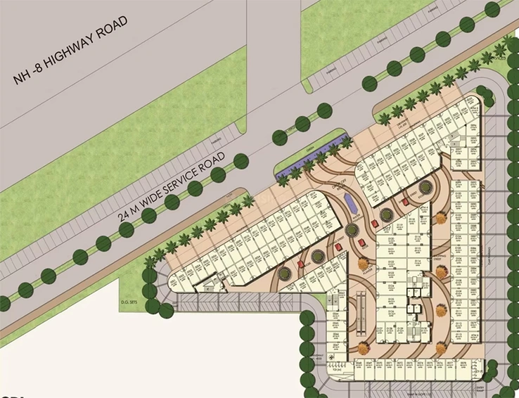 Master Plan of Elan Mercado in Sector 80, Gurgaon - Image 189534