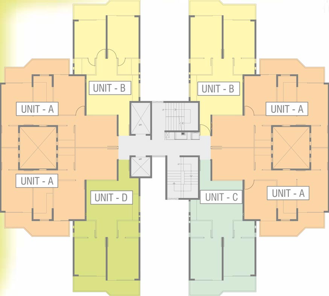 Floor Plan of Pyramid Midtown in Sector 59, Gurgaon - Image 189633