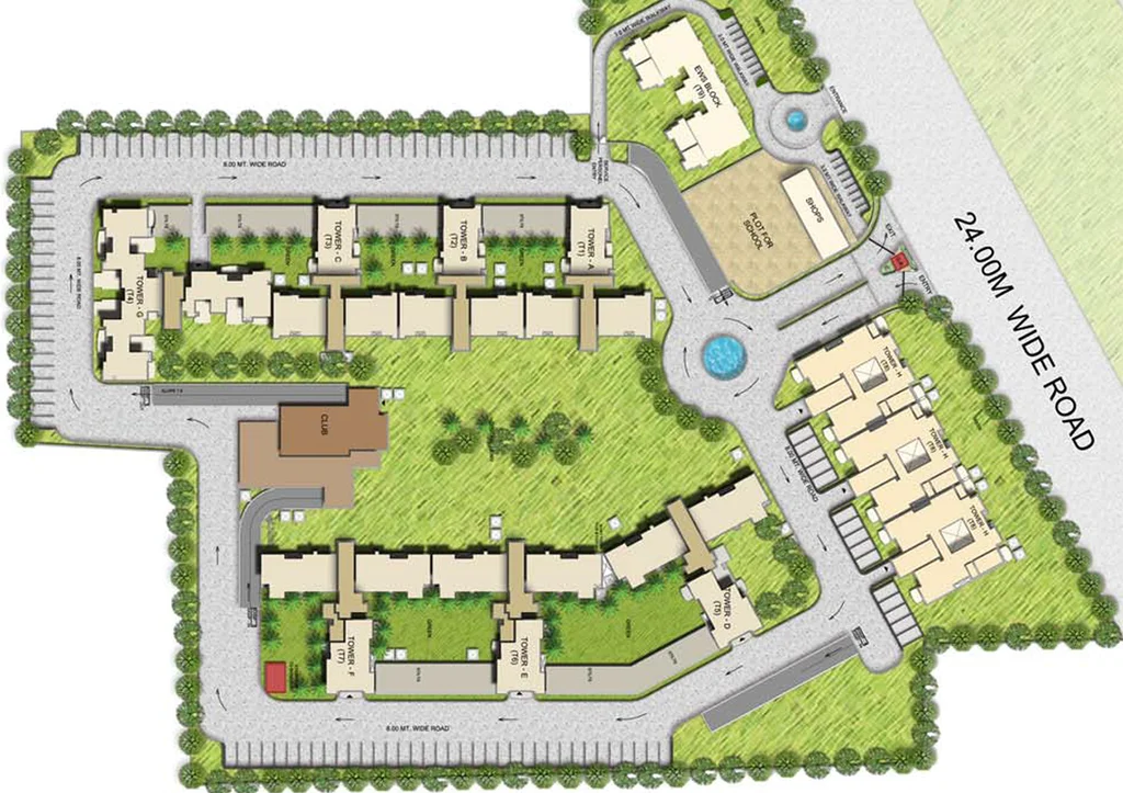 Master Plan of Akme Raaga in Sector 80, Gurgaon - Image 189666