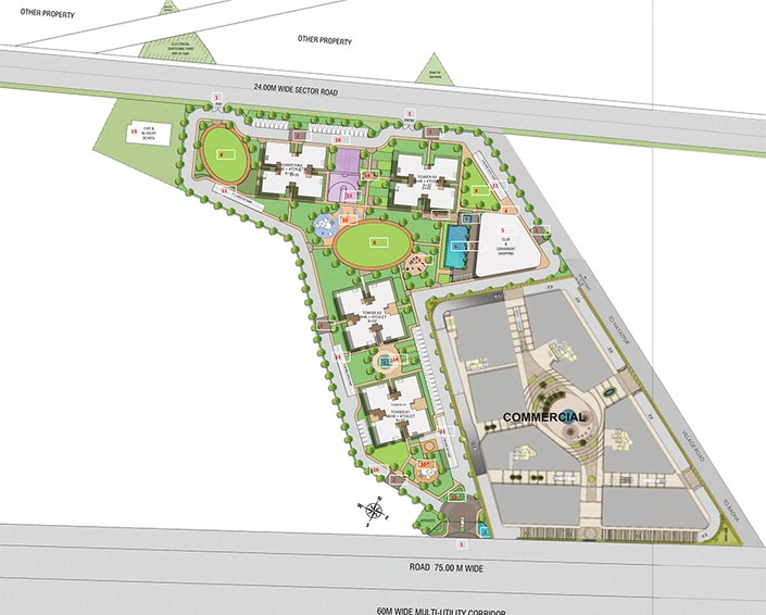 Master Plan of SS Camasa in Sector 90, Gurgaon - Image 189709