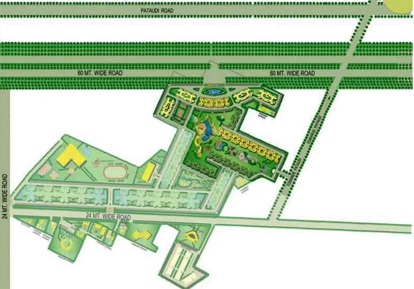 Master Plan of Sare Crescent Parc Royal Greens Phase 1 in Sector 92, Gurgaon - Image 189755