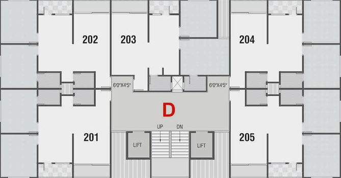 Floor Plan of Gopinath Exotica in Nikol, Ahmedabad - Image 189834