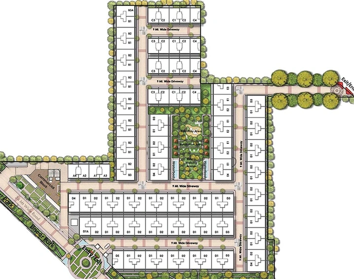 Master Plan of Whiteland Blissville in Sector 76, Gurgaon - Image 189870