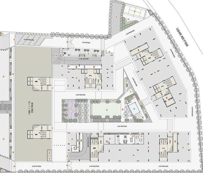 Master Plan of Sun Urbanpark in Bopal, Ahmedabad - Image 189992