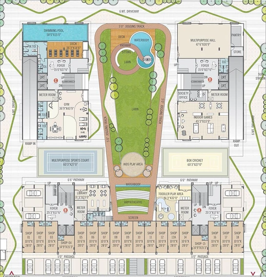 Master Plan of Suramya Dreams in Sanand, Ahmedabad - Image 190008