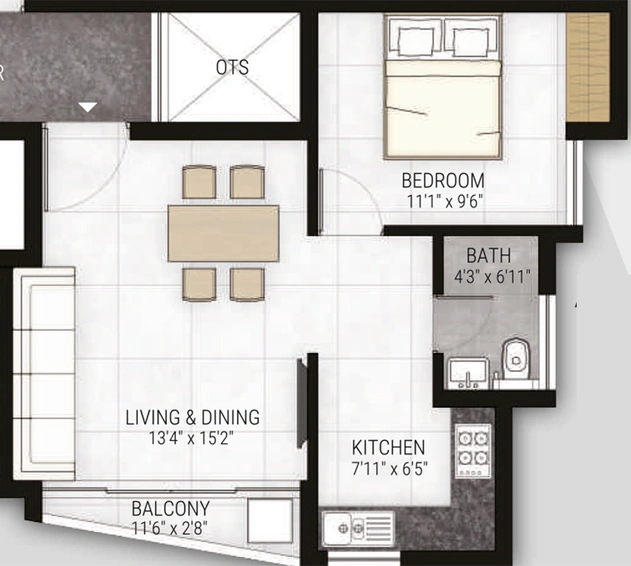 1 BHK Flat in Magishaa Madhav Magnus in Villivakkam, Chennai - Image 822883