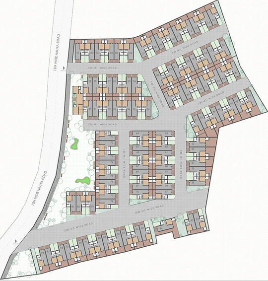 Master Plan of Shaily Suvas Surdhara 96 in Kasindra, Ahmedabad - Image 190100