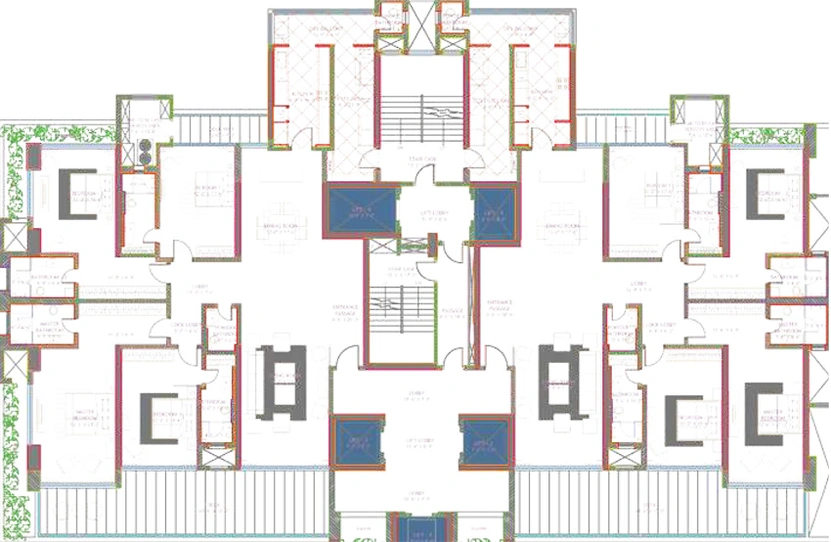 Floor Plan of Raiaskaran Parthenon in Andheri West, Mumbai - Image 116968