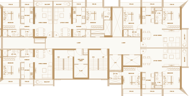 Floor Plan of Mehta Legend 1978 in Kalwa, Thane - Image 190108