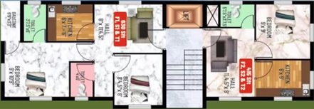 Floor Plan of Crest Evita in Pammal, Chennai - Image 190197
