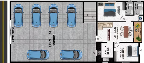 Master Plan of Aura Vestal in Pozhichalur, Chennai - Image 190214