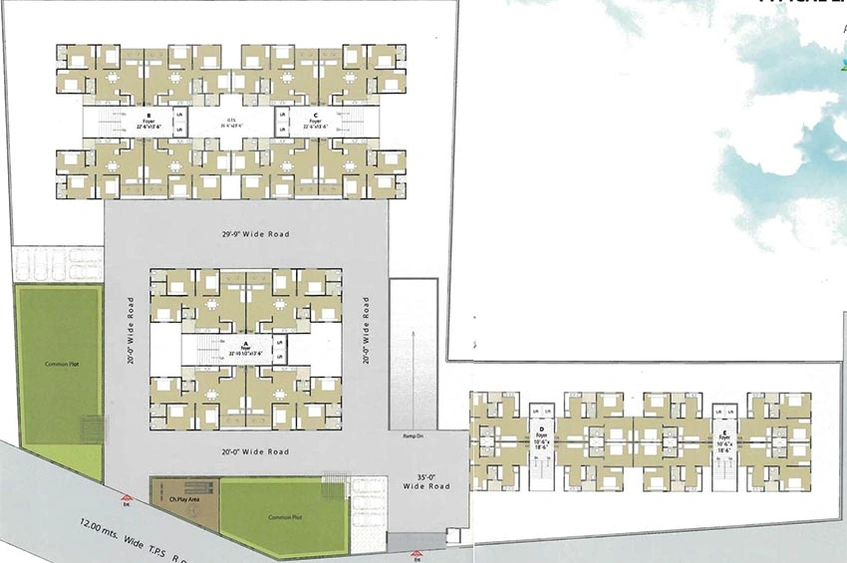 Master Plan of Rajvi Aashirvad Sky in Vasna, Ahmedabad - Image 190318