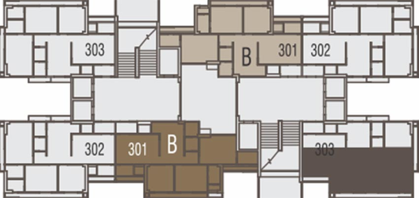 Floor Plan of Saraswati Aaditya Two in Bopal, Ahmedabad - Image 190397
