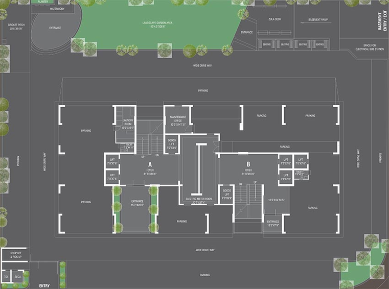 Master Plan of Saraswati Aaditya Two in Bopal, Ahmedabad - Image 190398