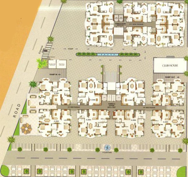 Master Plan of Classic Heights in Juhapura, Ahmedabad - Image 190411