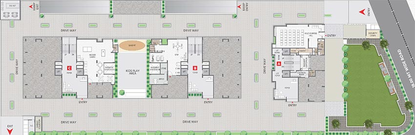Master Plan of Laxmi Alexa in Jagatpur, Ahmedabad - Image 190465
