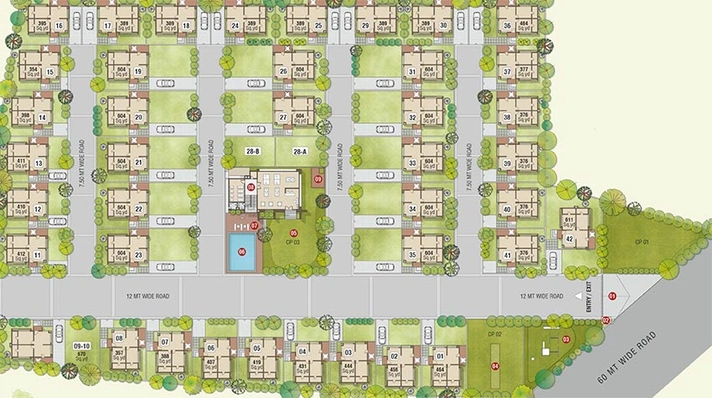 Master Plan of Laxmi Serenity in Bagodara, Ahmedabad - Image 190476