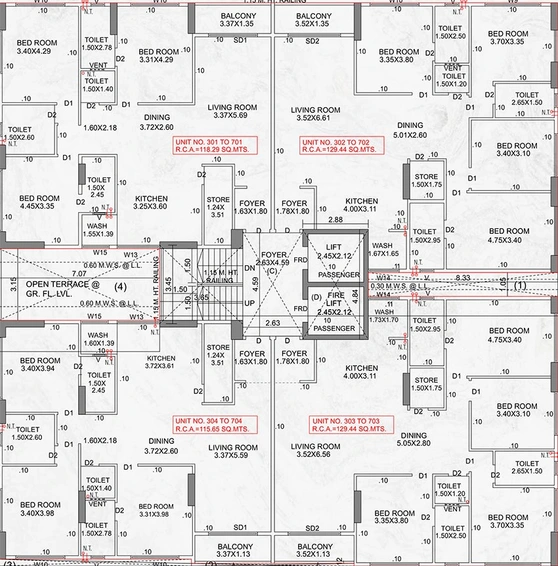 Floor Plan of Neeldev Shivalaya 24 in Chandkheda, Ahmedabad - Image 190492