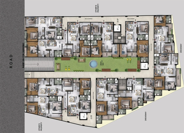 Master Plan of Capital Hometech Homes in Sector 61, Noida - Image 190550
