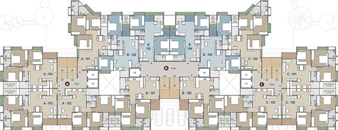 Floor Plan of Kalav 140 in Ghuma, Ahmedabad - Image 190595