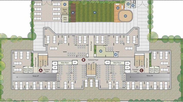 Master Plan of Kalav 140 in Ghuma, Ahmedabad - Image 190593