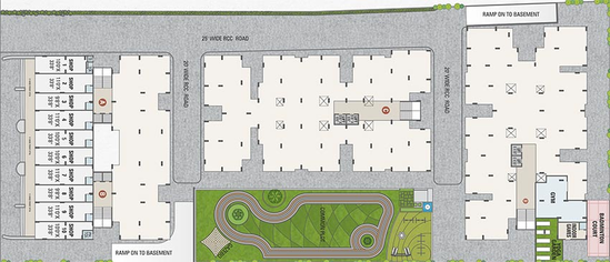 Master Plan of Rhizome Rivera East in Vastral, Ahmedabad - Image 190617