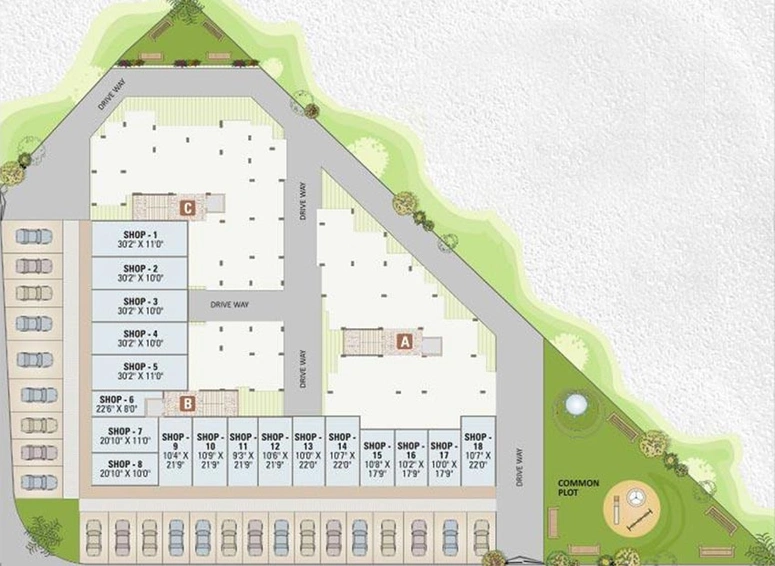 Master Plan of Shree Shakti Aastha 64 in Chandkheda, Ahmedabad - Image 190626